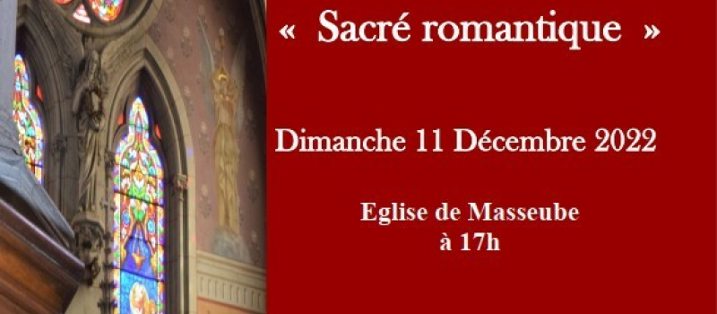Concert d' Hiver sur le thème "Sacré Romantique".