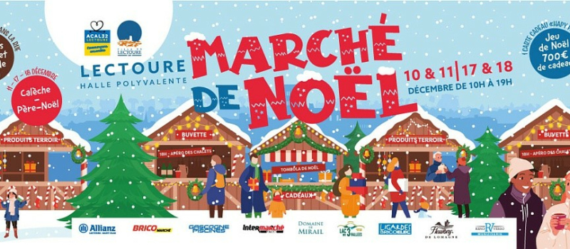 Ce week-end commence le marché de Noël à Lectoure !
