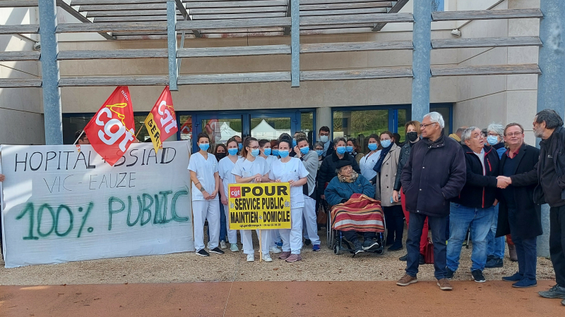Mobilisation pour le rattachement du SSIAD de Vic Eauze à l'Hôpital public de Vic