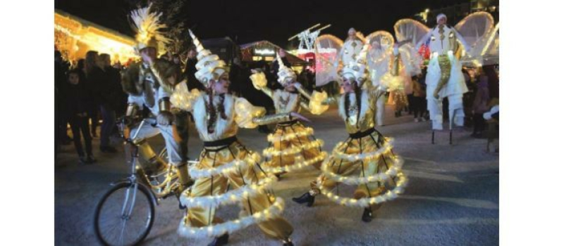 Animations de Noël, les éléphants rentrent dans la danse