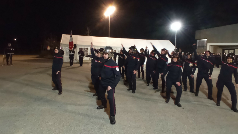 Les sapeurs pompiers "mettent le feu "  à la Sainte Barbe