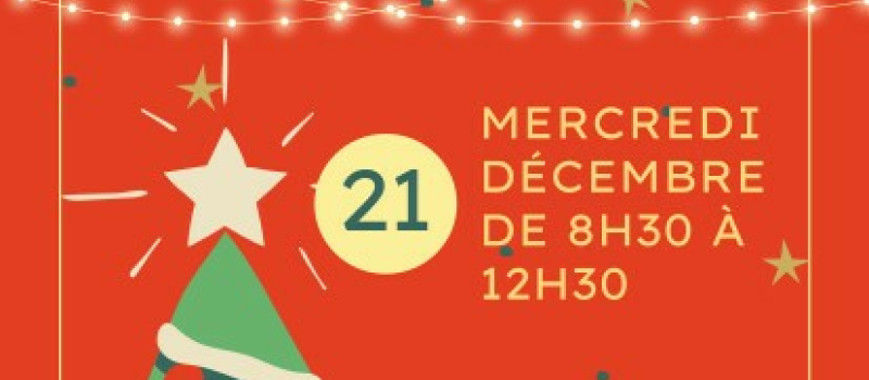 Noël avant l'heure au marché du mercredi matin