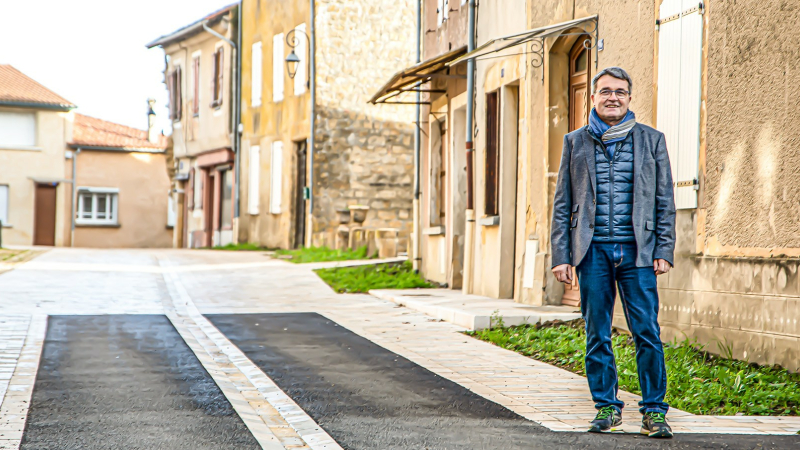 La rue Saint-Saturnin à Aignan: une belle rénovation très attendue