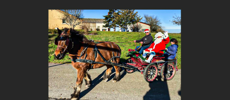 Le Père Noël est arrivé en avance à Bourrouillan