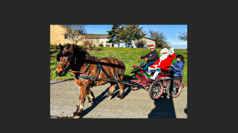 Le Père Noël est arrivé en avance à Bourrouillan