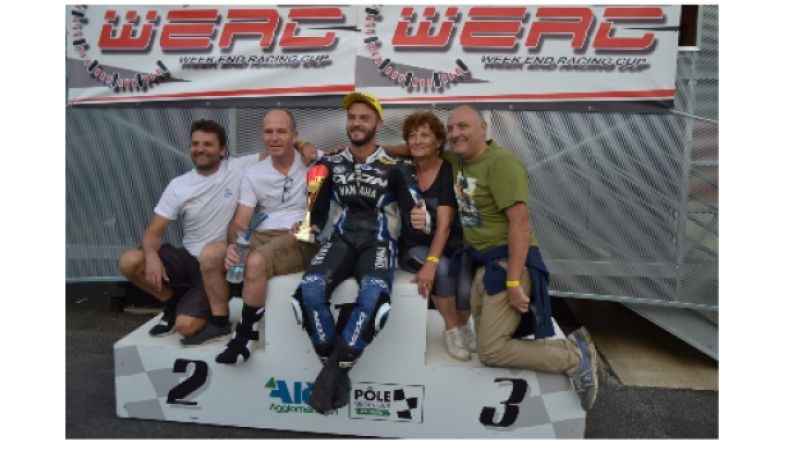 Thomas Wolfarth, coureur moto, sur DFM 930 mercredi