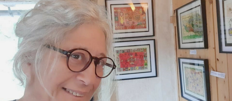 Isabelle Gaignier expose ses illustrations à la médiathèque de Simorre