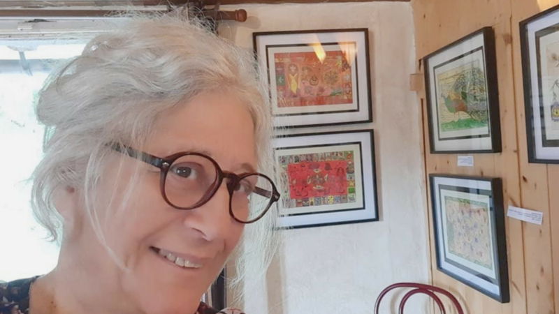 Isabelle Gaignier expose ses illustrations à la médiathèque de Simorre