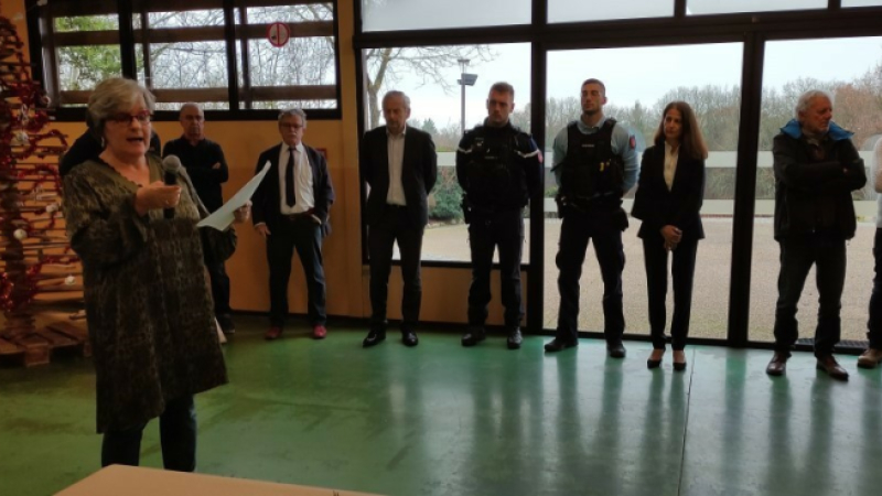 Cérémonie des voeux à Castin