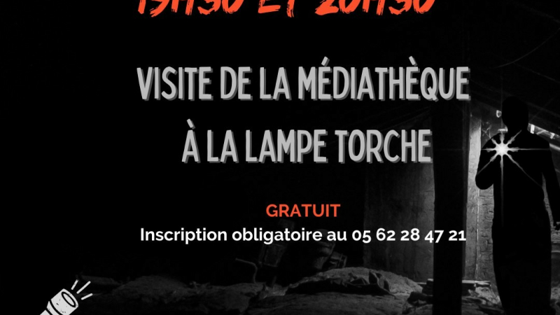 Un autre éclairage sur la médiathèque.