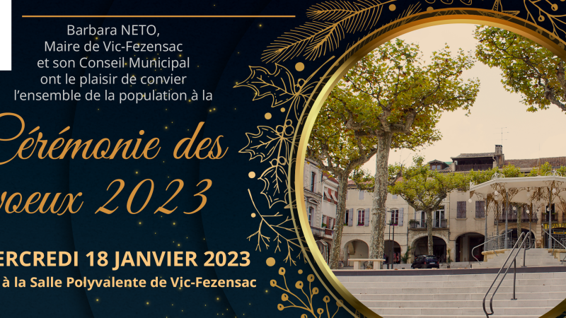 Cérémonie des voeux ce mercredi