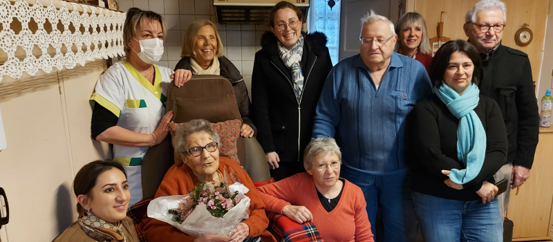 Lea Pujos a fêté ses 100 ans !