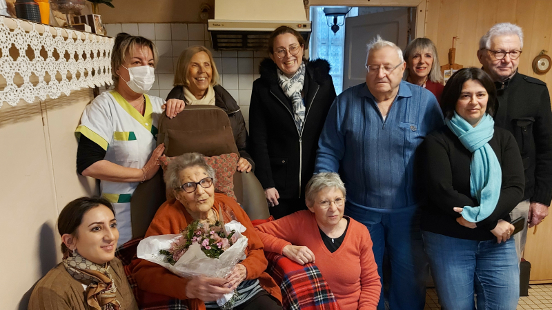 Lea Pujos a fêté ses 100 ans !