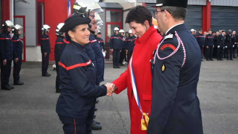 Passation de commandement au Centre de secours
