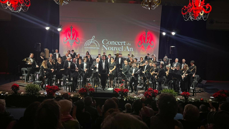 Le concert du Nouvel an de l’Harmonie « la Fleurantine » et « la Lyre Valencienne » a fait le plein d’émotions et d’admiration.