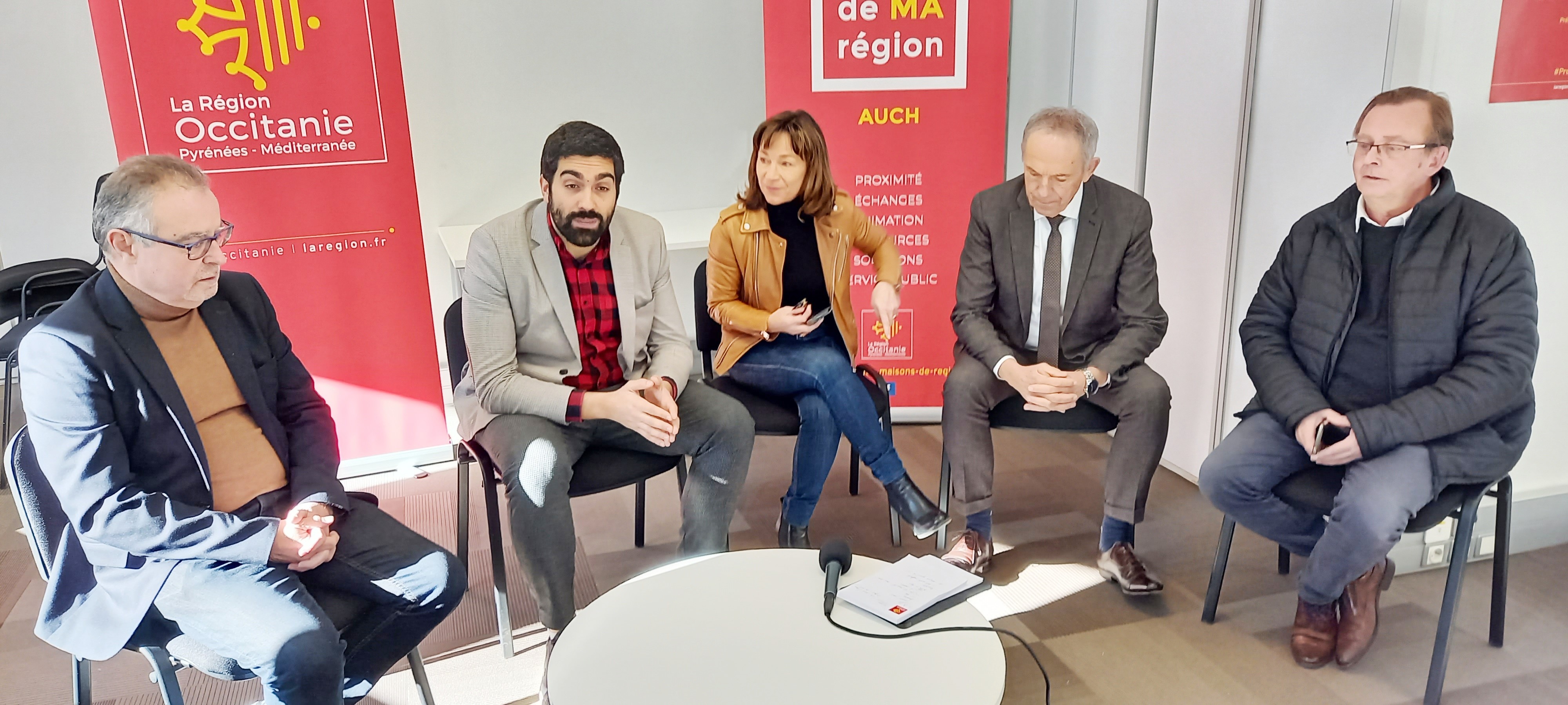 Philippe Dupouy, Guillaume De Almeida Chaves, Muriel Abadie, Christian Laprébende et Eric Cadoré ont participé à la conférence de presse.