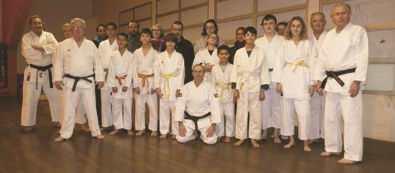 Passage de ceinture au club Karaté