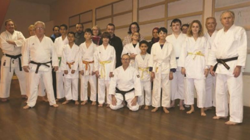 Passage de ceinture au club Karaté