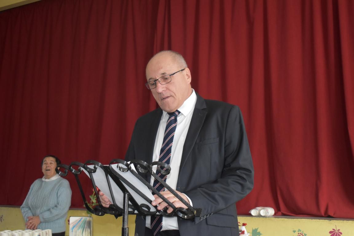 Claude Vettor, maire de la commune