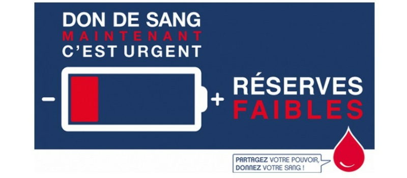 En février, partagez votre pouvoir, donnez votre sang !