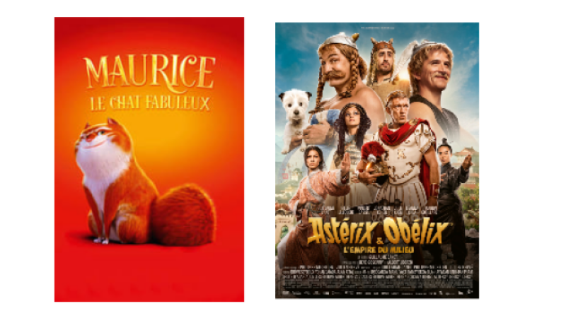 Animation et "Astérix et Obélix" au cinéma mercredi