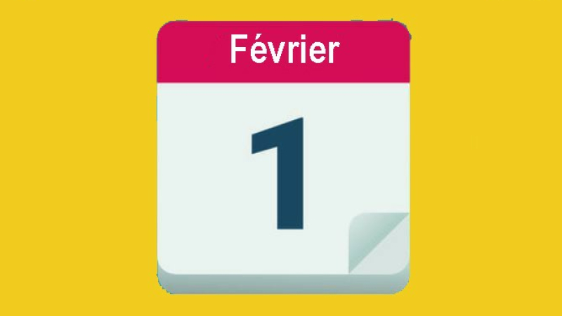 Et nous voici au 1er février