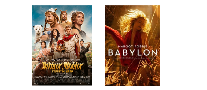 "Astérix" et "Babylon" au cinéma dimanche