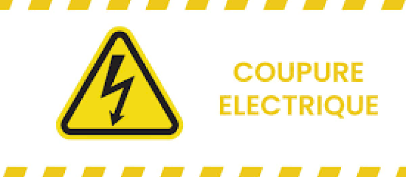 Communiqué d'ENEDIS: Coupures électriques