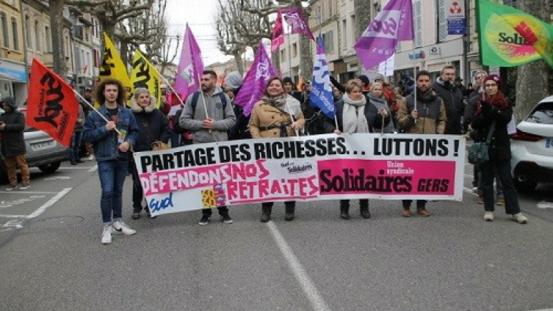 Nouvelle importante manifestation contre la réforme des retraites