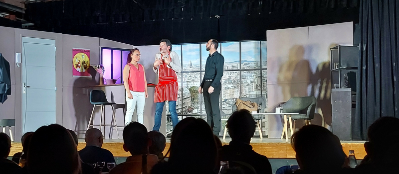 Un vaudeville moderne qui a enchanté le public samedi soir  !