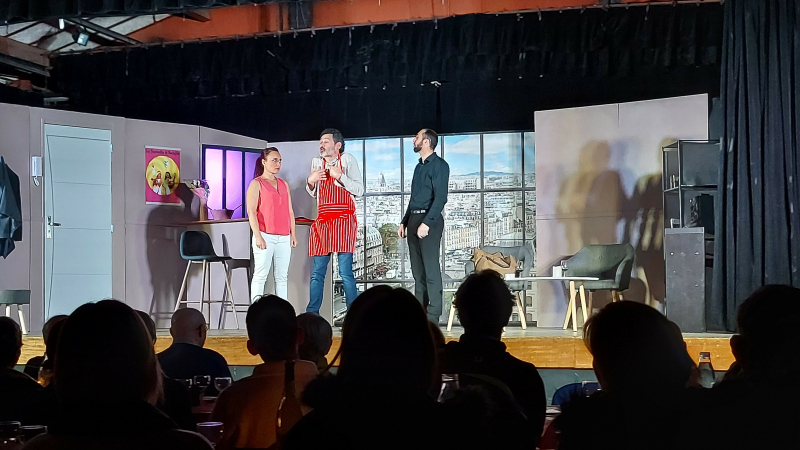 Un vaudeville moderne qui a enchanté le public samedi soir  !