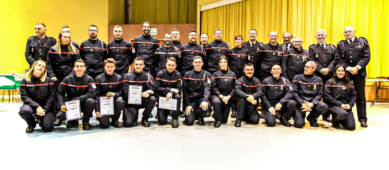 Dernière Sainte-Barbe du lt Gaüzère, chef du Centre du Houga