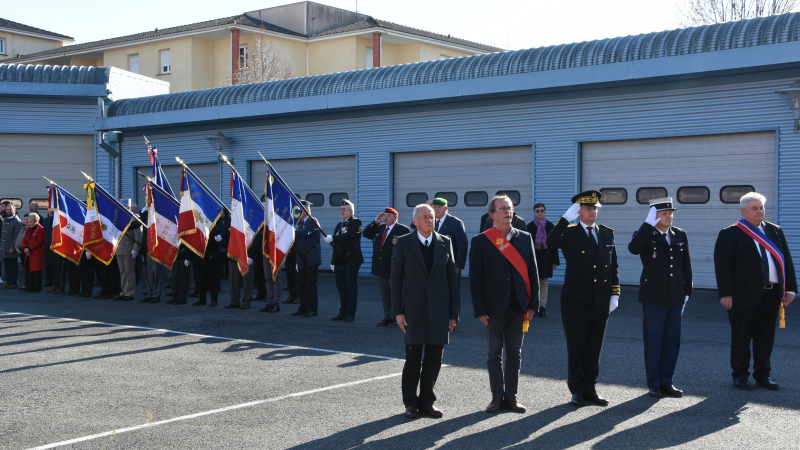 Les gendarmes ont rendu hommage à leurs héros