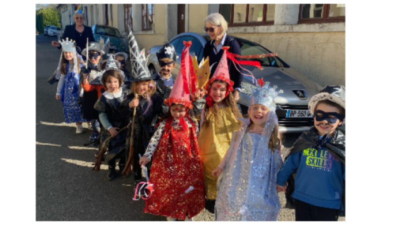 Le carnaval de l'école de Lavardens : un joli moment convivial