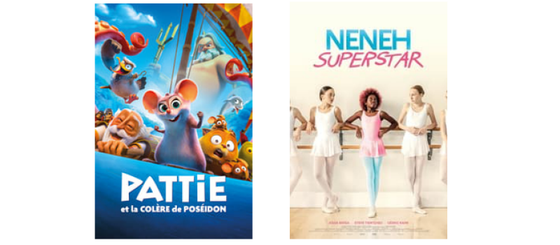 Animation et drame au cinéma samedi