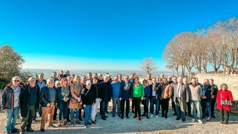 Elections départementale partielle : les candidats Lectoure-Lomagne en Commun et leurs soutiens réunis