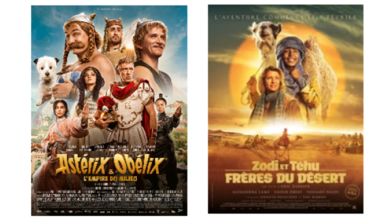 Comédie et aventure au cinéma mercredi