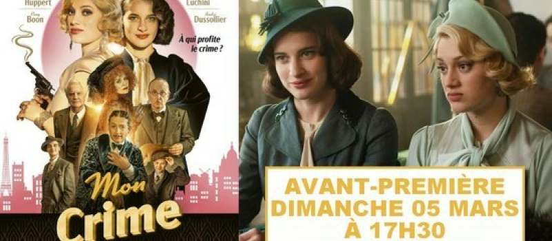 Cinéma l'Europe " Mon Crime "