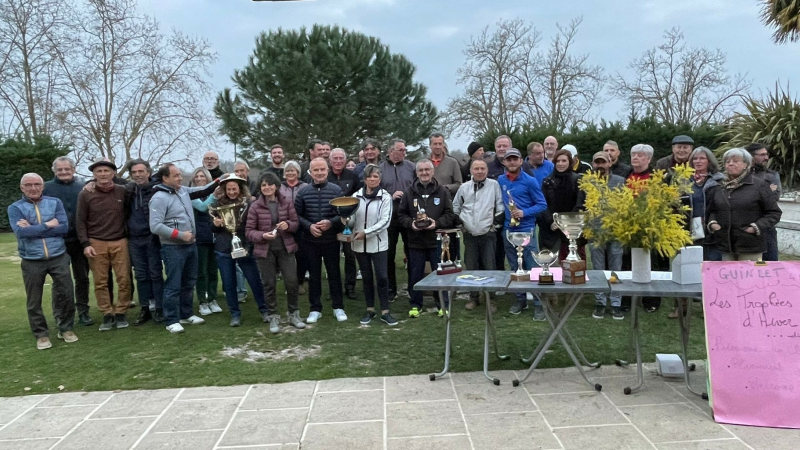 Remise des trophées d'hiver (divers...) en toute convivialité au golf de Guinlet