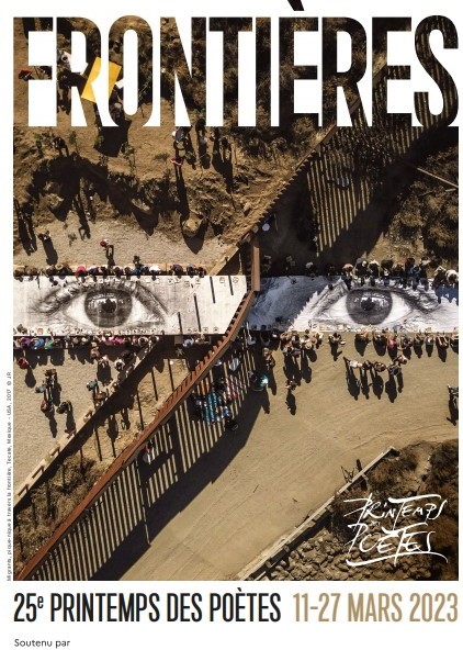 Printemps des poètes 2023 affiche