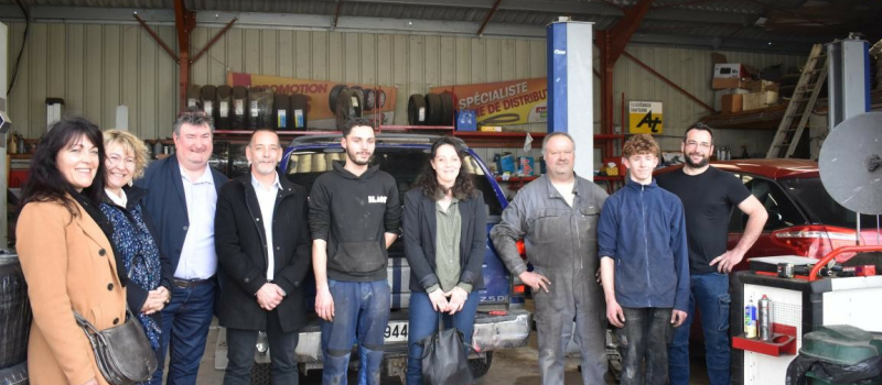 Le Président de la CMA a visité Auto Service Labadie