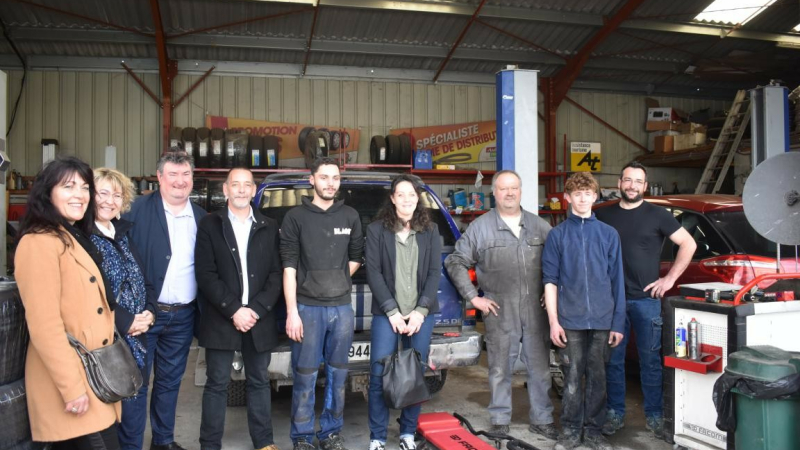 Le Président de la CMA a visité Auto Service Labadie