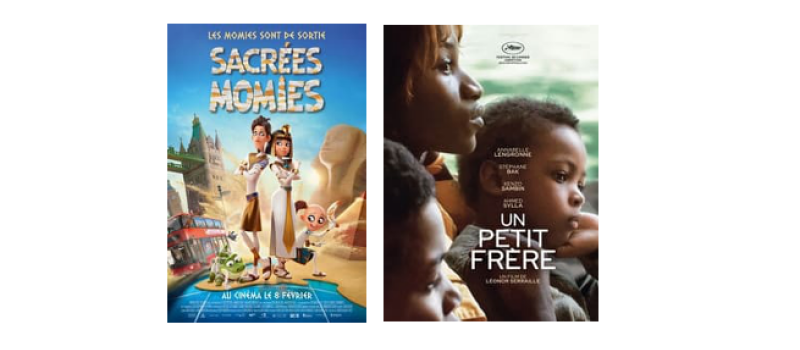Animation et drame au cinéma dimanche