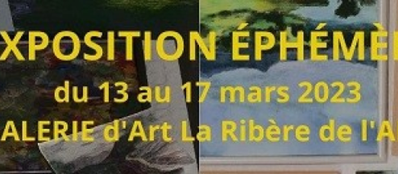 Expo éphémère des œuvres des élèves de Marie-Pascale Lerda