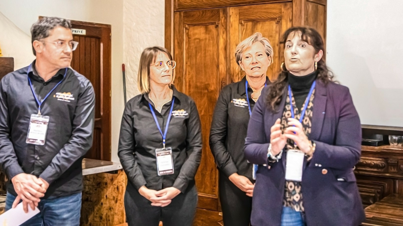 Au Houga, l'Office de tourisme Armagnac & d'Artagnan présente de nombreux outils pour dynamiser l'activité des adhérents