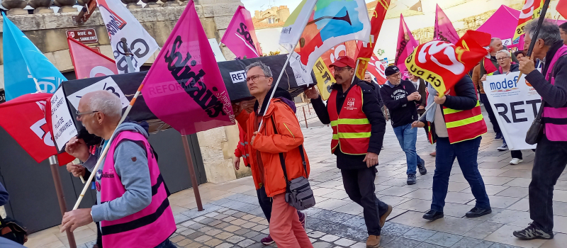 Réforme des retraites : 400 personnes ont manifesté