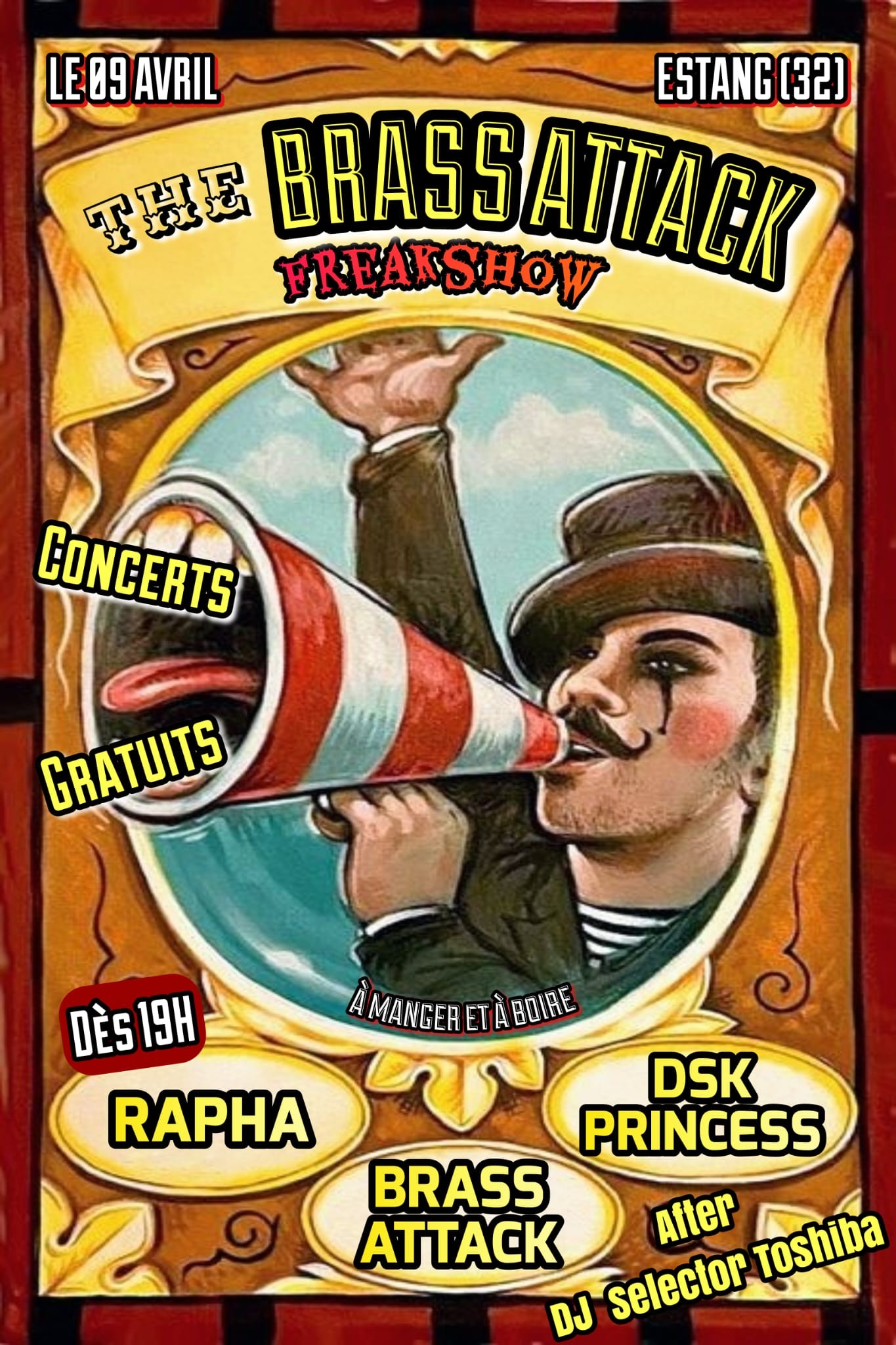 Affiche Brass à Pâques 2023