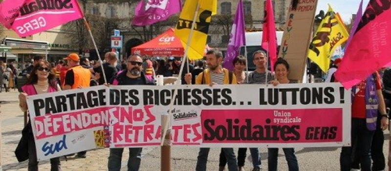 Toutes et tous en grève,ce jeudi 23 mars jusqu'au retrait de la réforme des retraites!