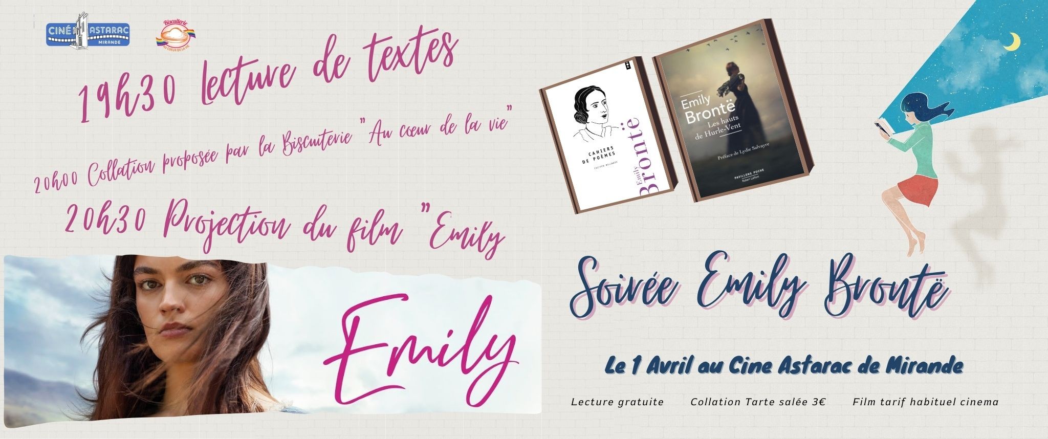 Soirée Emily Brontë: Quand l'auteure devient l'héroïne