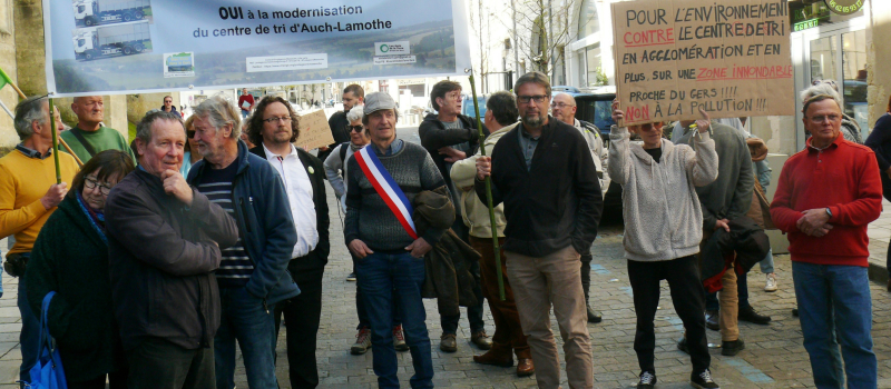 Le préfet du Gers a reçu les opposants au centre de tri de Masseube et du parc photovoltaïque de Berrac
